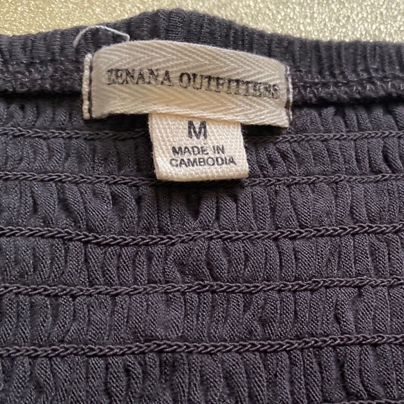 Vintage Y2K Zenana Outfitters Gray Strapless Top - Picture 3 of 3